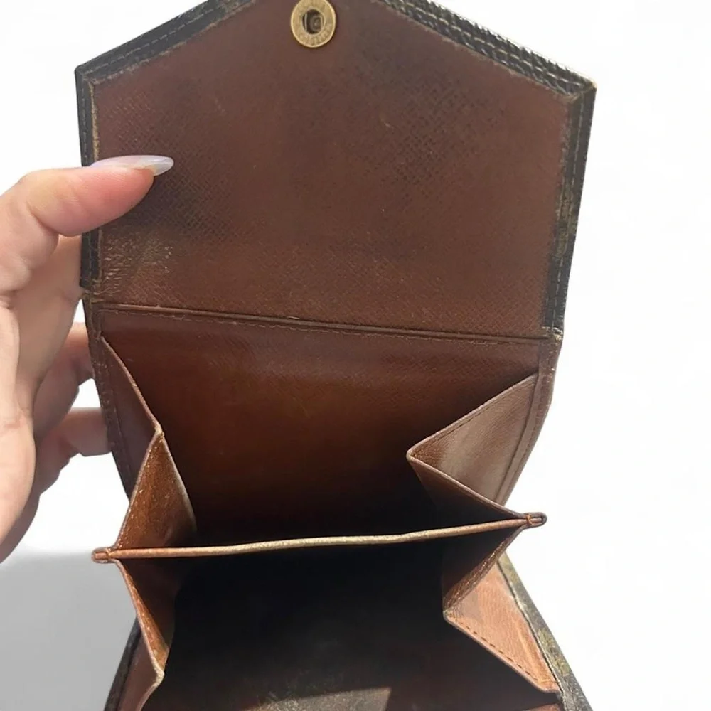 Vintage Louis Vuitton Monogram Envelope Wallet 💼 90s Y2K Men’s LV Bifold Rare - Picture 7 of 8